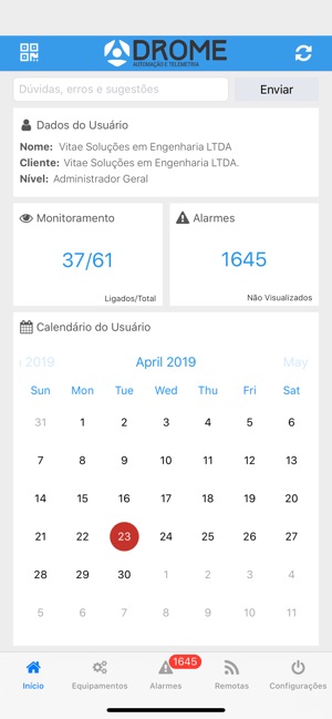 DROME - Automação e Telemetria