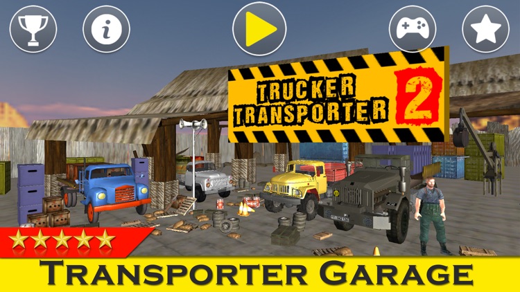 Trucker Transporter Parking 3D