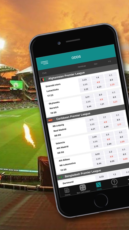 Cricket Bets & Results for IPL