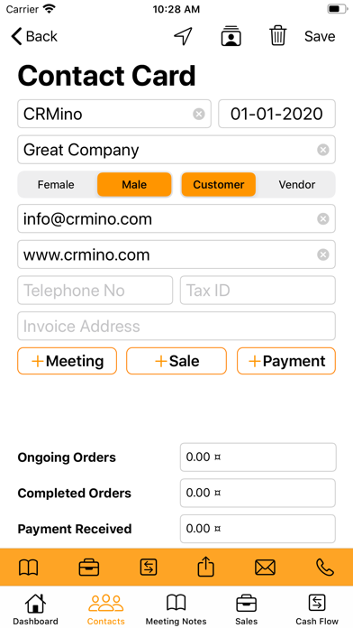 CRMino - Mobile CRM screenshot 4
