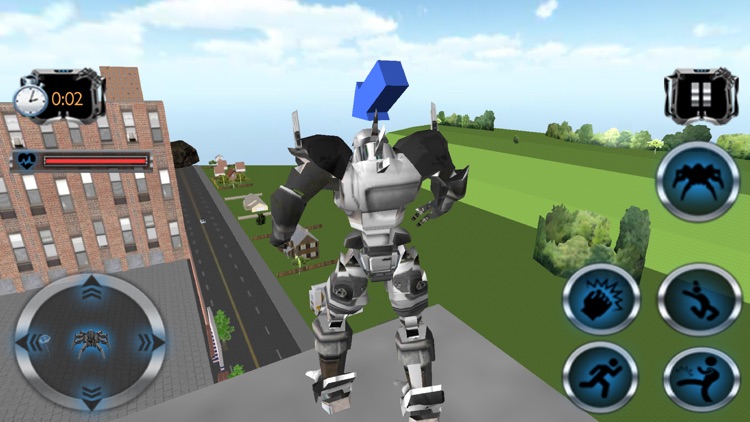 Superhero Spider Robot Game