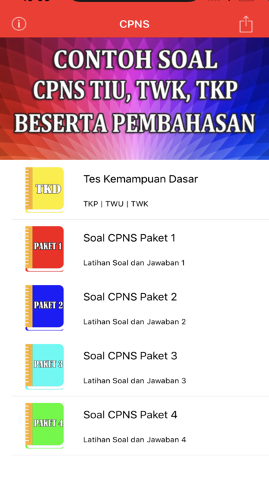 How to cancel & delete Simulasi Soal Tes CPNS from iphone & ipad 1