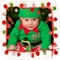 "A quick and easy way to decorate your pictures with lovely Xmas photo frames
