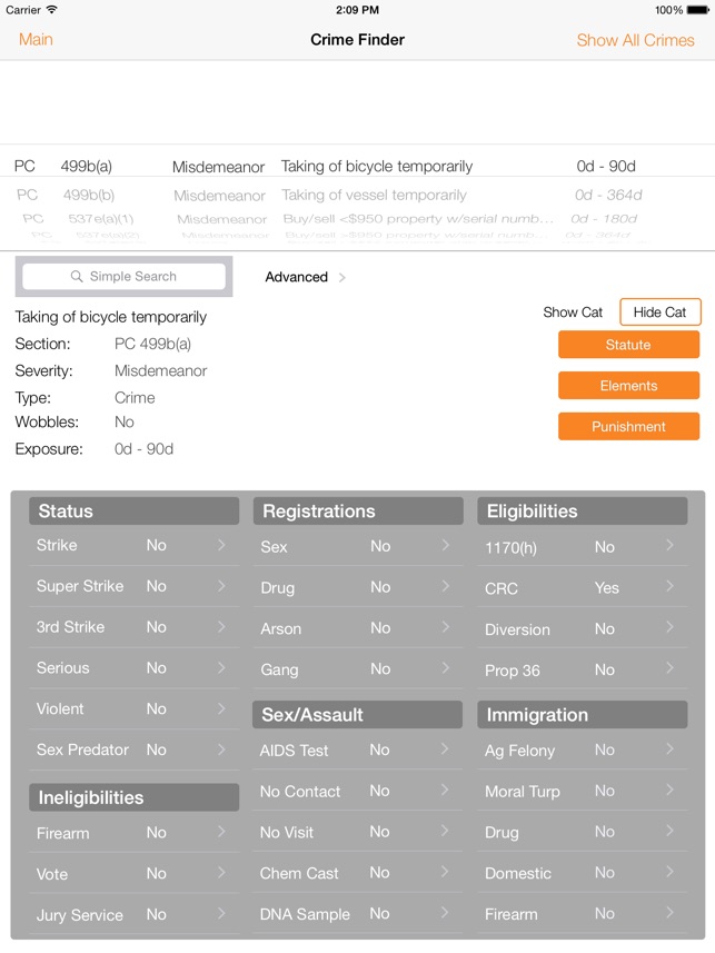 California Crime Finder - iPad(圖2)-速報App