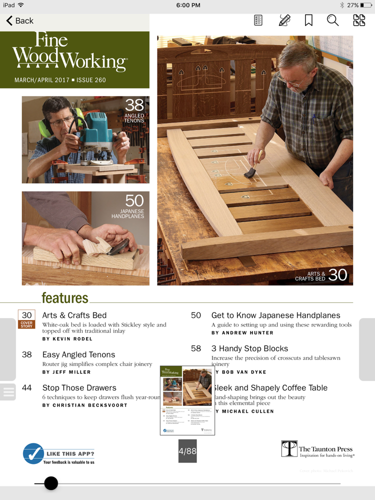 Fine Woodworking Magazine App for iPhone - Free Download 