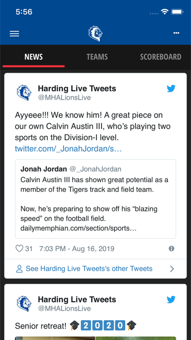 Harding Lions screenshot 3