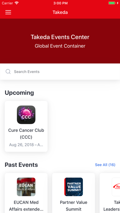 How to cancel & delete Takeda Events Center from iphone & ipad 2
