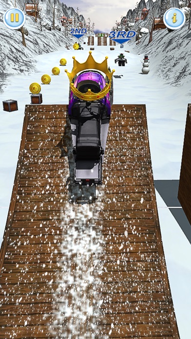 Flippy Jet Ski Snow Race Games screenshot 4