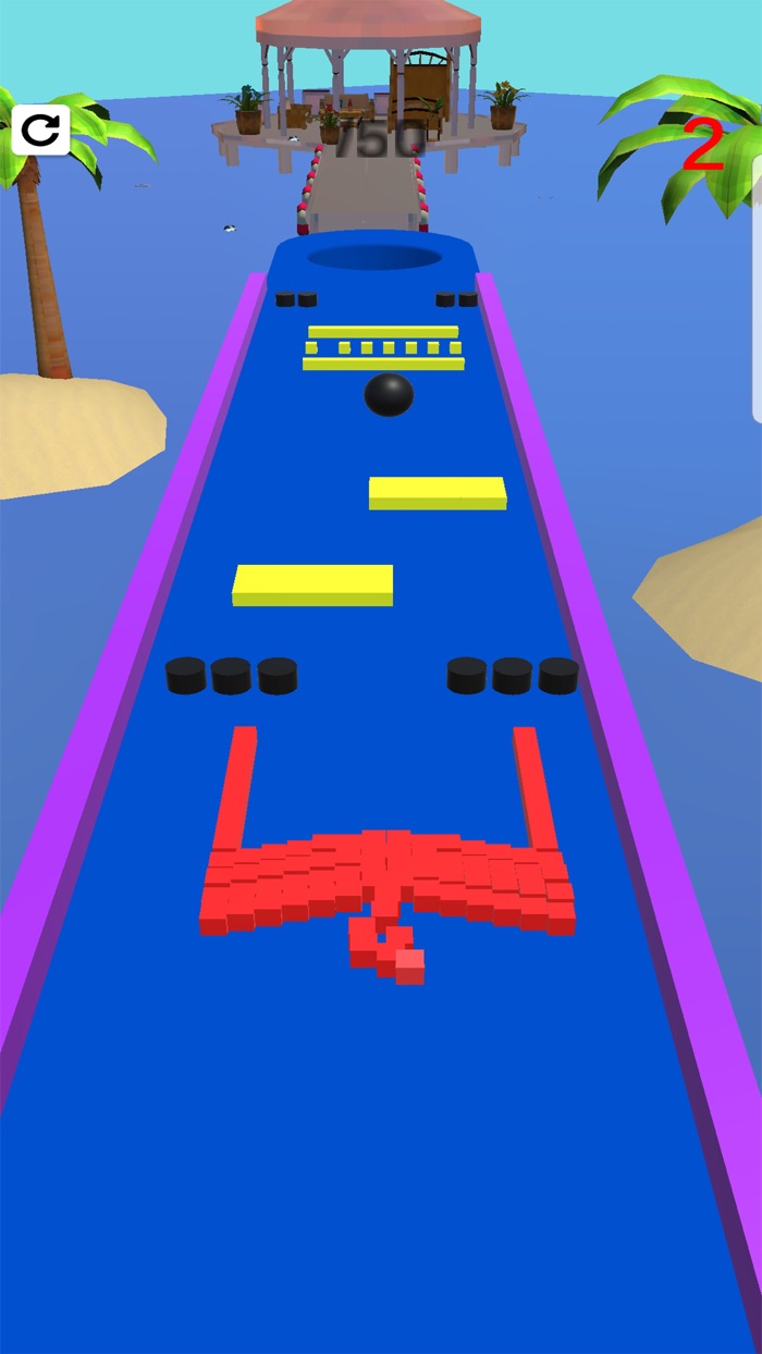 Sticky Block  Collect Cubes