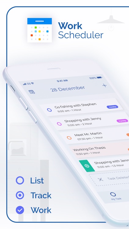 Work Schedule App - to do list