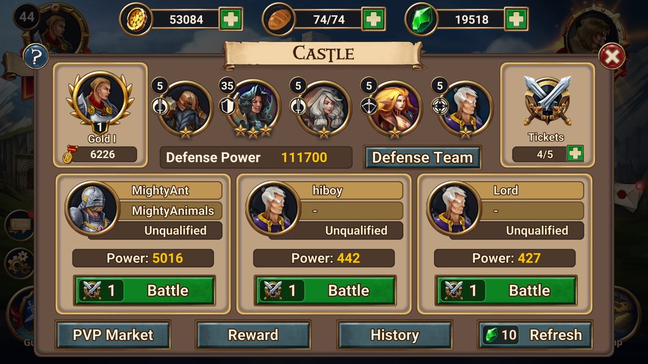 Chaos Lords: Tactical RPG Hack screenshot 4 - iOS game interface