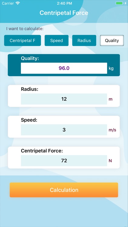 Centripetal Force Quick Calc screenshot-3