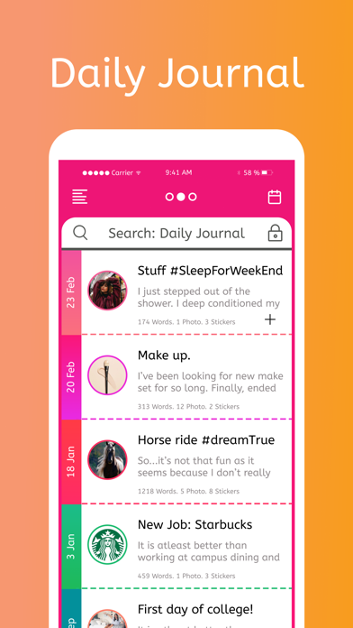 Journal X: My Diary with Lock screenshot 2