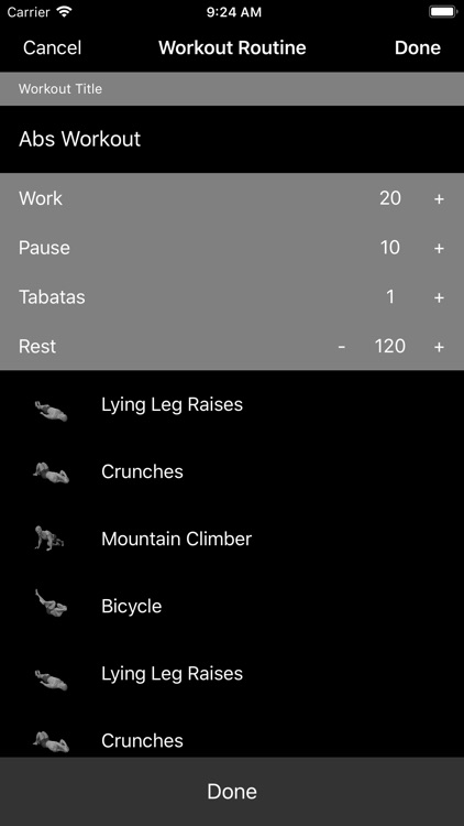Tabata HIIT. Interval Training