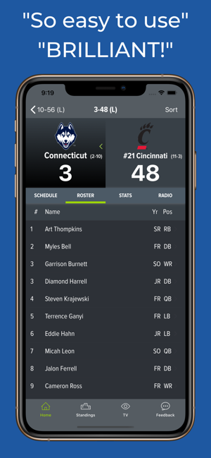 Connecticut Football Schedules(圖3)-速報App