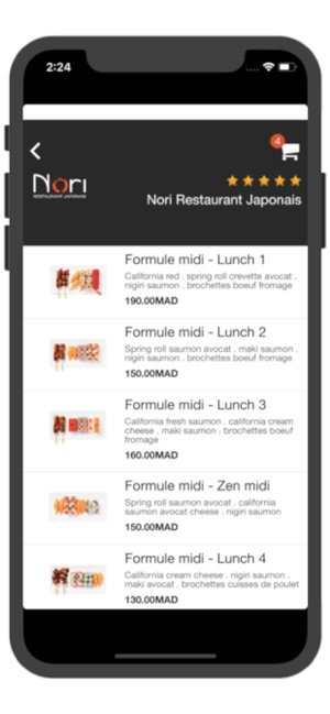 Restaurant Japonais Nori(圖4)-速報App