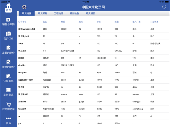 Screenshot #6 pour 中国大宗物资网HD