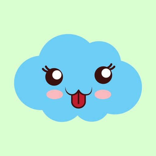 cloudy blue emoji 2019