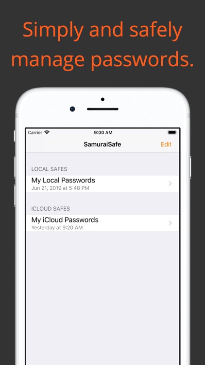 SamuraiSafe - Password Manager