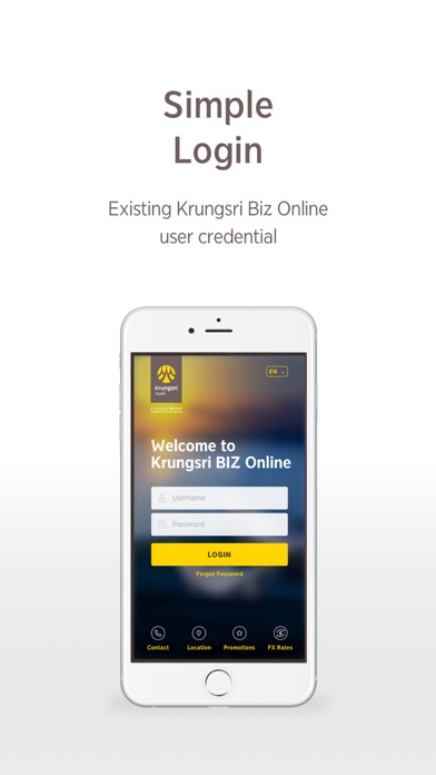 How to cancel & delete Krungsri Biz Online from iphone & ipad 1