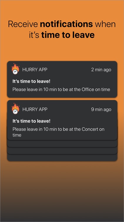 Hurry App - Be on time screenshot-3