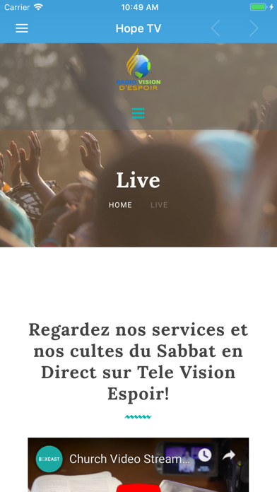 Radio Vision d'Espoir screenshot 2