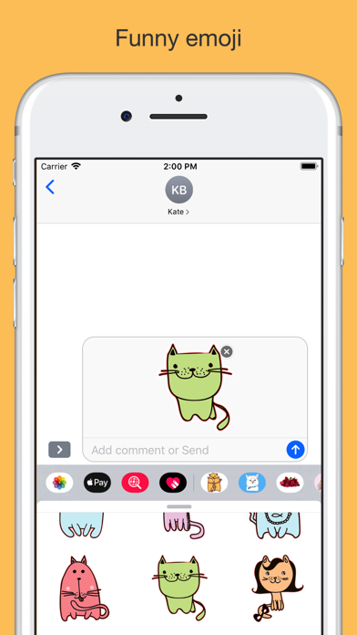 Cat - Stickers & Emoji screenshot 3