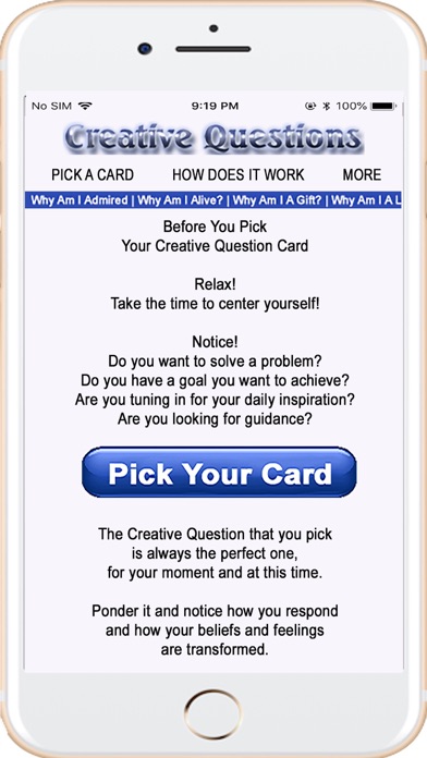 Creative Questions Game screenshot 2