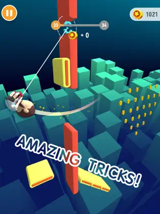 Captura de Pantalla 3 Swing Hero - Leap And Glide 3D iphone