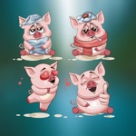 Happy piggy Stickers