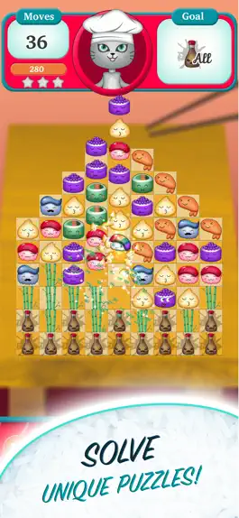 Game screenshot Om Nom Sushi Match hack