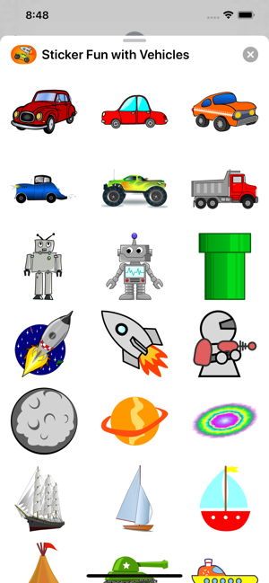 Sticker Fun with Vehicles(圖3)-速報App