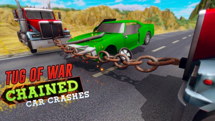 Chained Car Crash Beam Driving