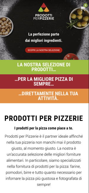 Prodotti per Pizzerie