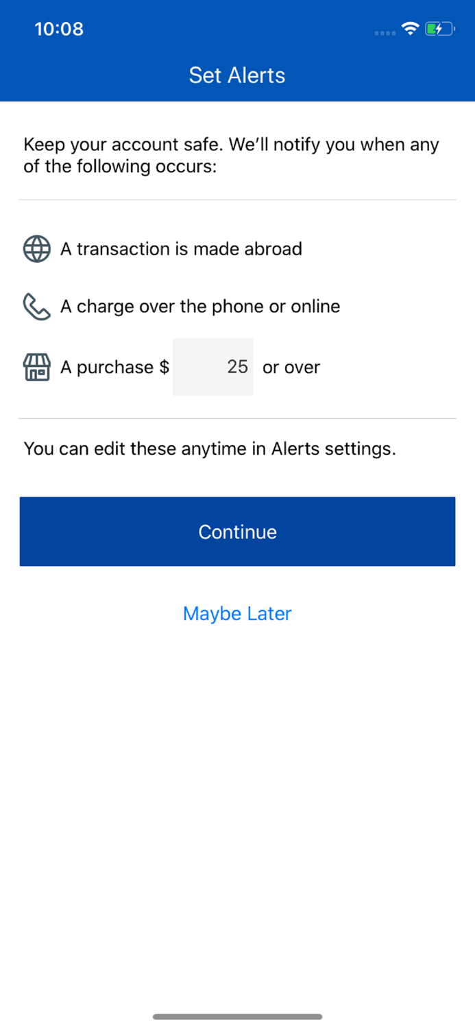 Tech CU Debit Alerts