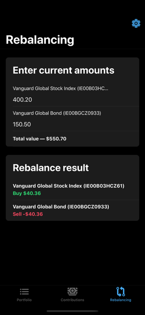 Invest Rebalancing Calculator(圖3)-速報App