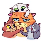 Cat Pretty Emoji Stickers