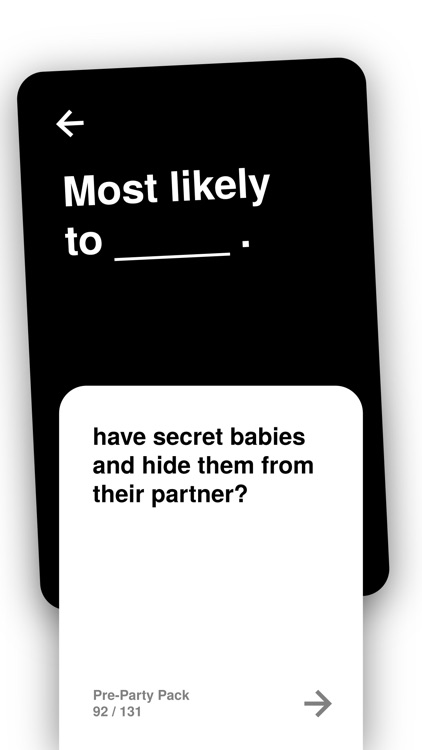Most Likely To: Party Cards