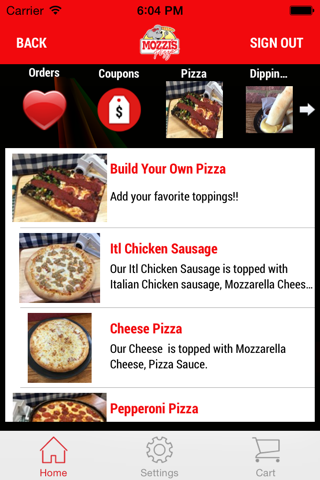 Mozzi's Pizza screenshot 3