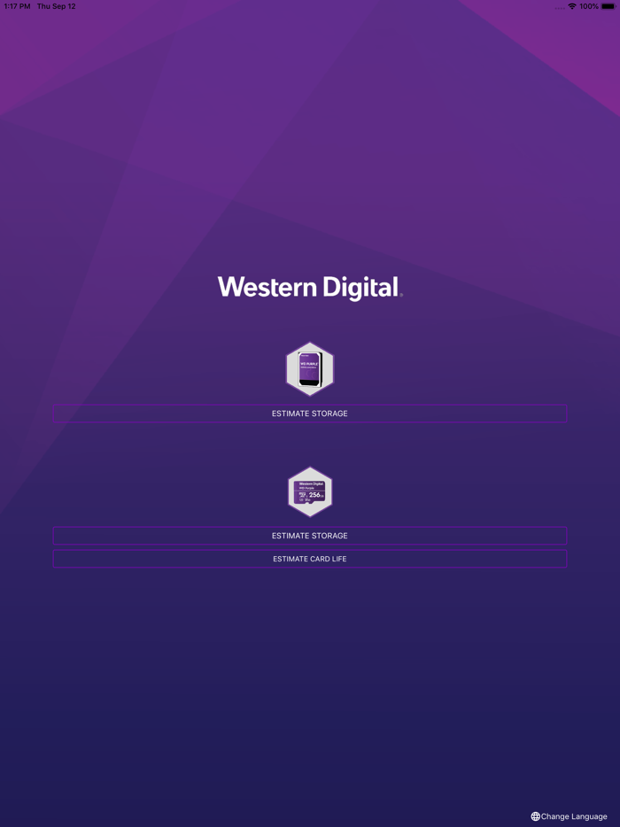 WD Purple Storage Calculator