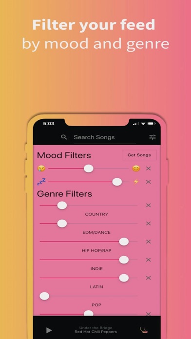 Swiing - Swipe on Songs screenshot 2