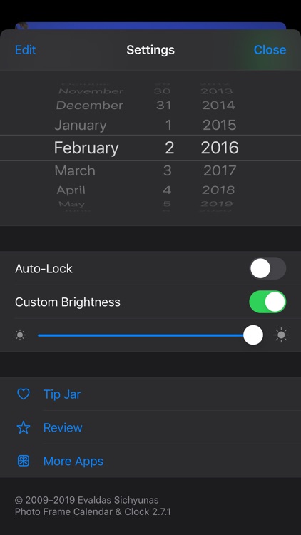 Photo Frame Calendar & Clock screenshot-8
