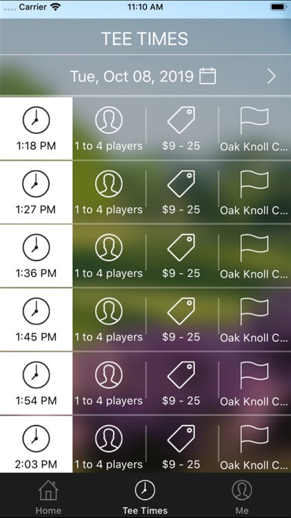 Oak Knoll Tee Times