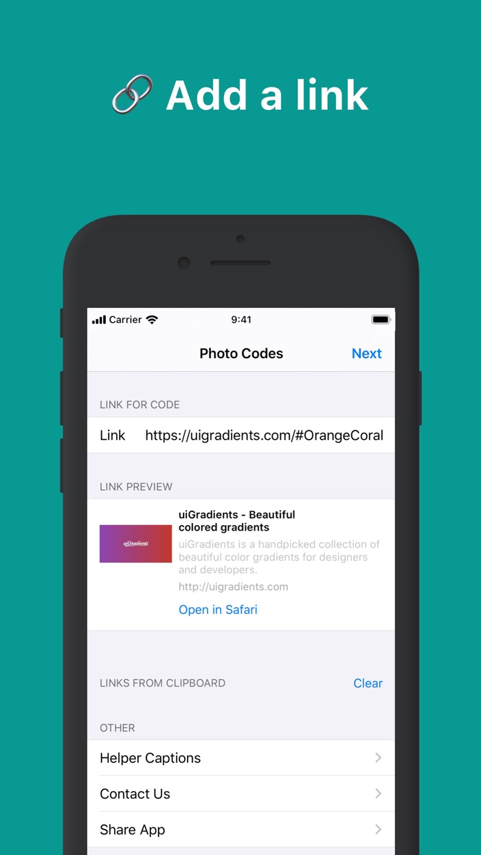 Photo Codes - add QR codes