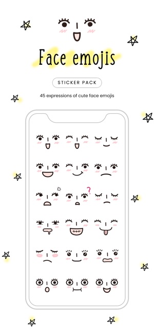 Face Emojis Sticker Pack