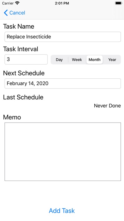 Interval Task Tracker