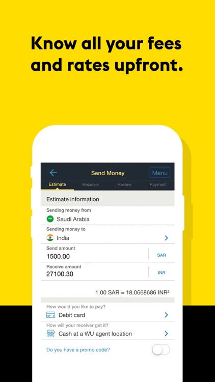 WesternUnion SA Money Transfer screenshot-5