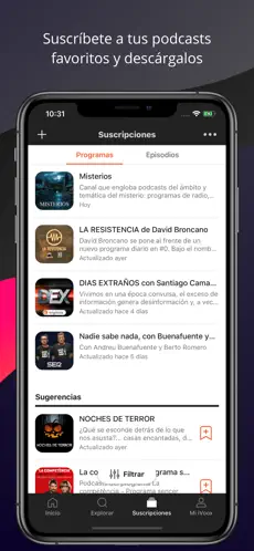Skærmbillede 2 Podcast y Radio - iVoox iphone