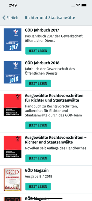 GÖD Dienstrecht App(圖4)-速報App