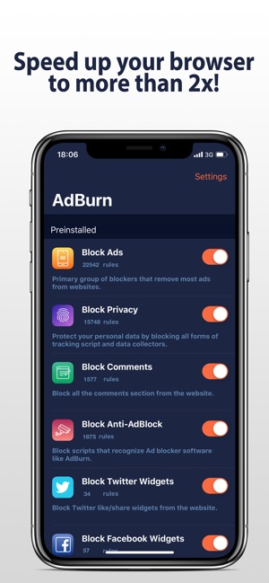 AdBurn - Adblock block ads(圖3)-速報App